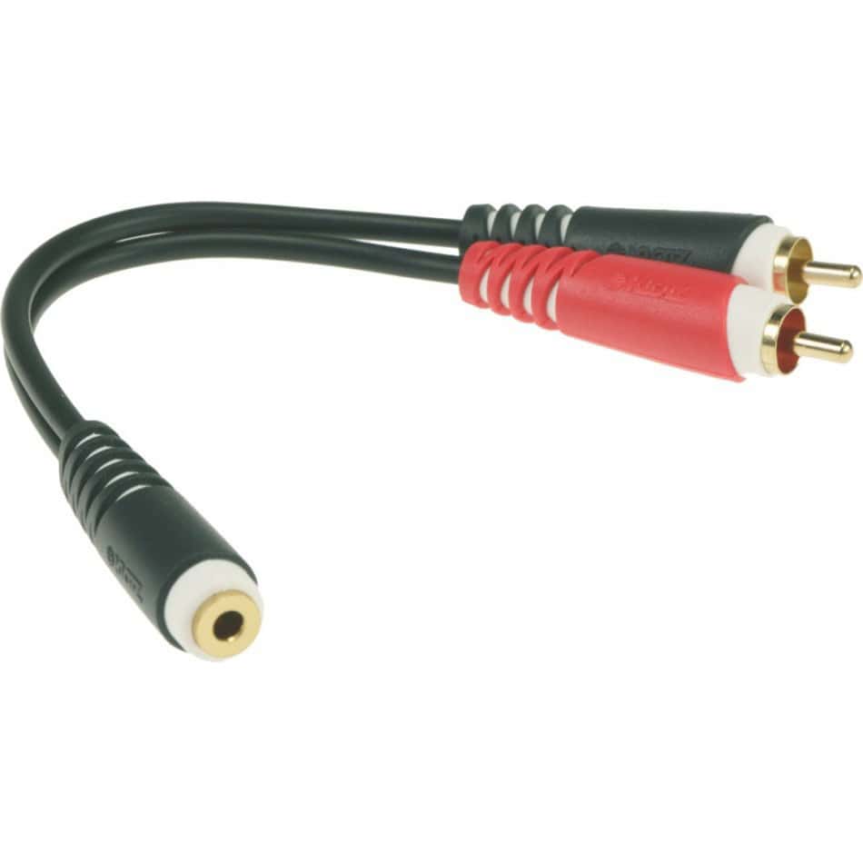 KLOTZ AYS-6 ADAPT Y STEREO 20 CM MINI JACK RCA