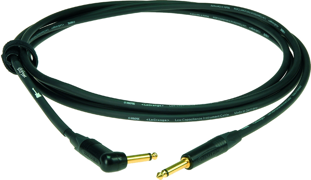 KLOTZ Lagrange Supreme Guitare 6,0 M Coude Droit Or