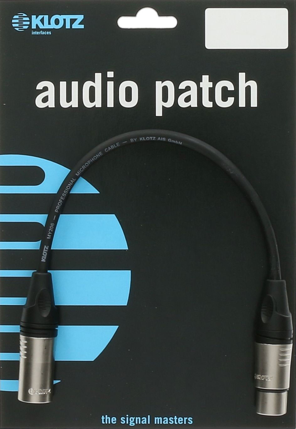 KLOTZ Cable Micro XLR 1M Noir Klotz