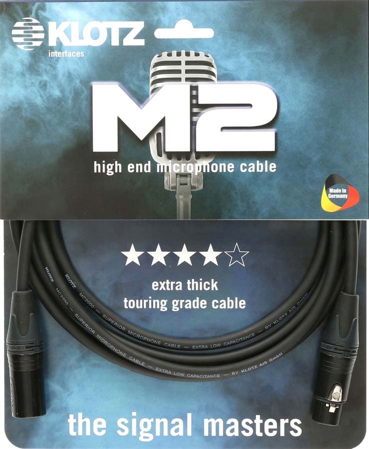 KLOTZ M2 SUPERIOR MICROPHONE 3 M