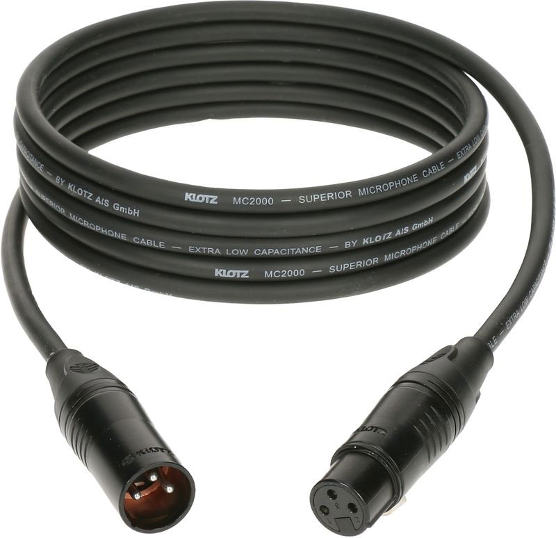 KLOTZ M2 KB M2 MIC CABLE BK 10M