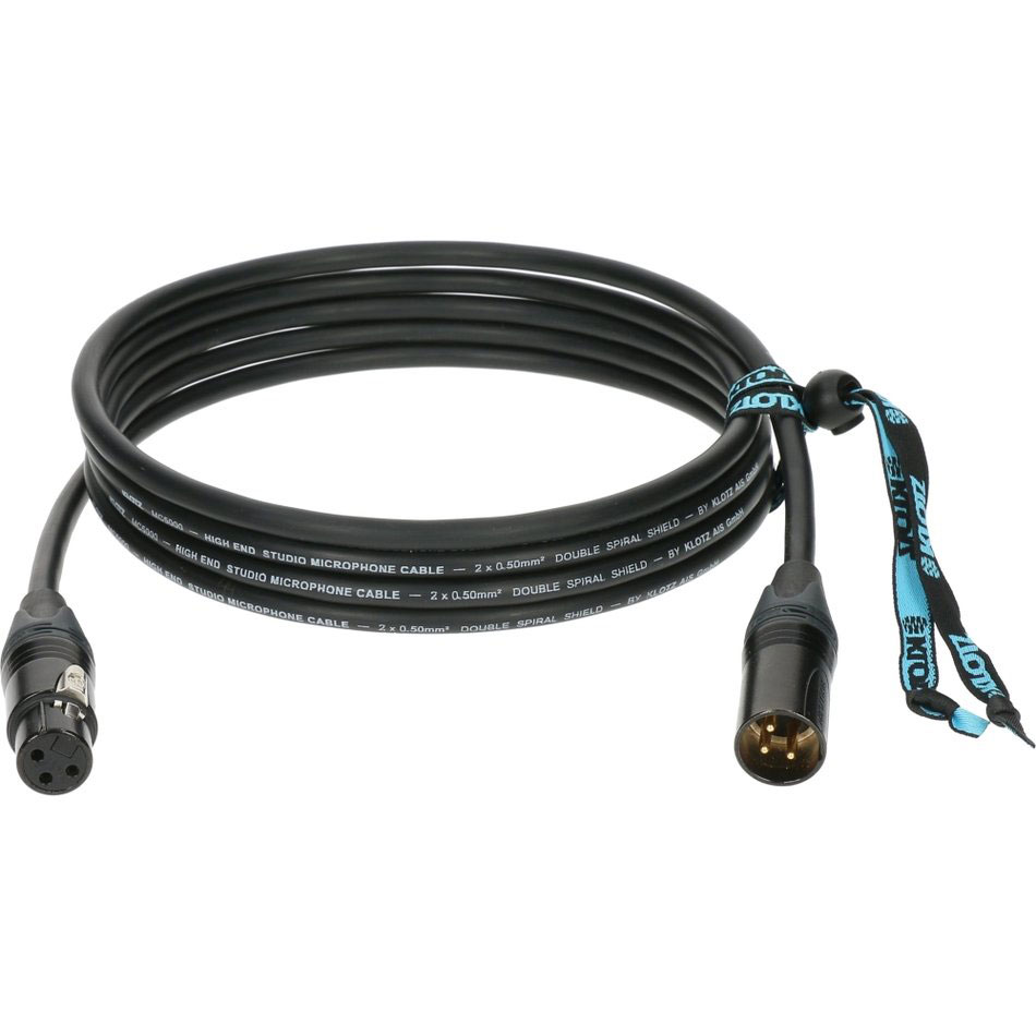 KLOTZ M5 50 M CABLE MICRO HAUT DE GAMME NOIR