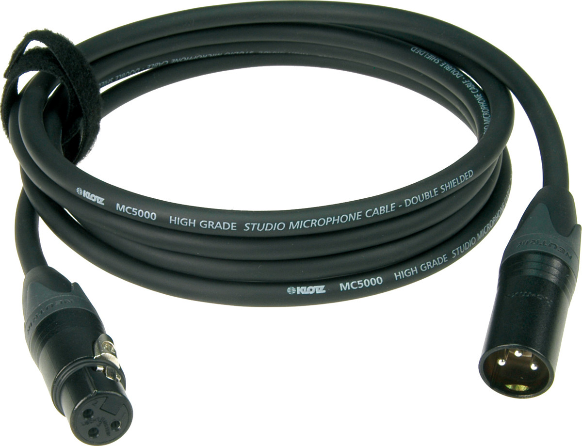 KLOTZ M5 3 M Cable Micro Haut de Gamme Noir
