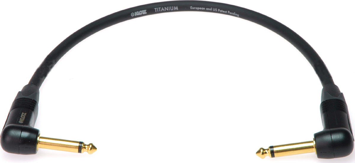 KLOTZ Titanium Pedal Patcher 0,30M Jack 2P. 90