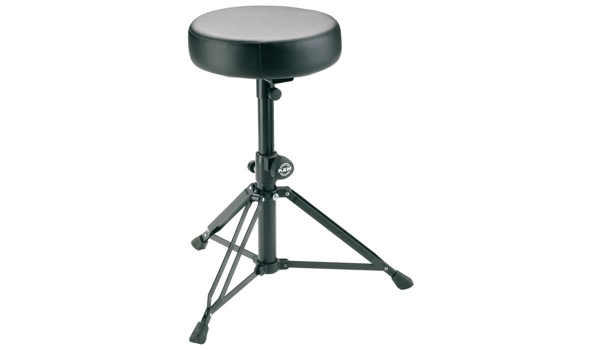 K&M 14015-000-55 BLACK DRUMMER'S THRONE