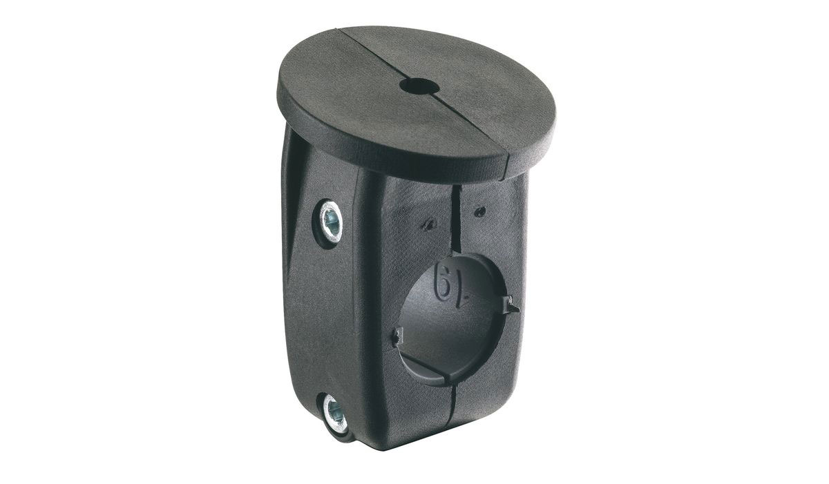 K&M 14301-000-55 ZWARTE CLAMP-ON KEGELSTANDAARD ADAPTER