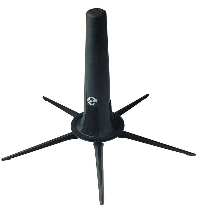 K&M Stand Noir Sax Soprano Droit 