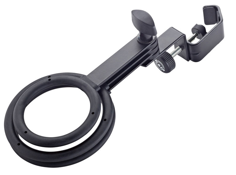 K&M 15910 MUTE HOLDER - BLACK