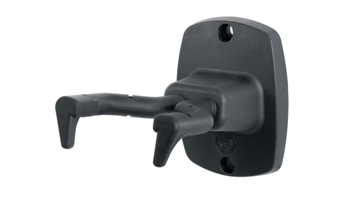 K&M Black Guitar Wall Mount - 16240