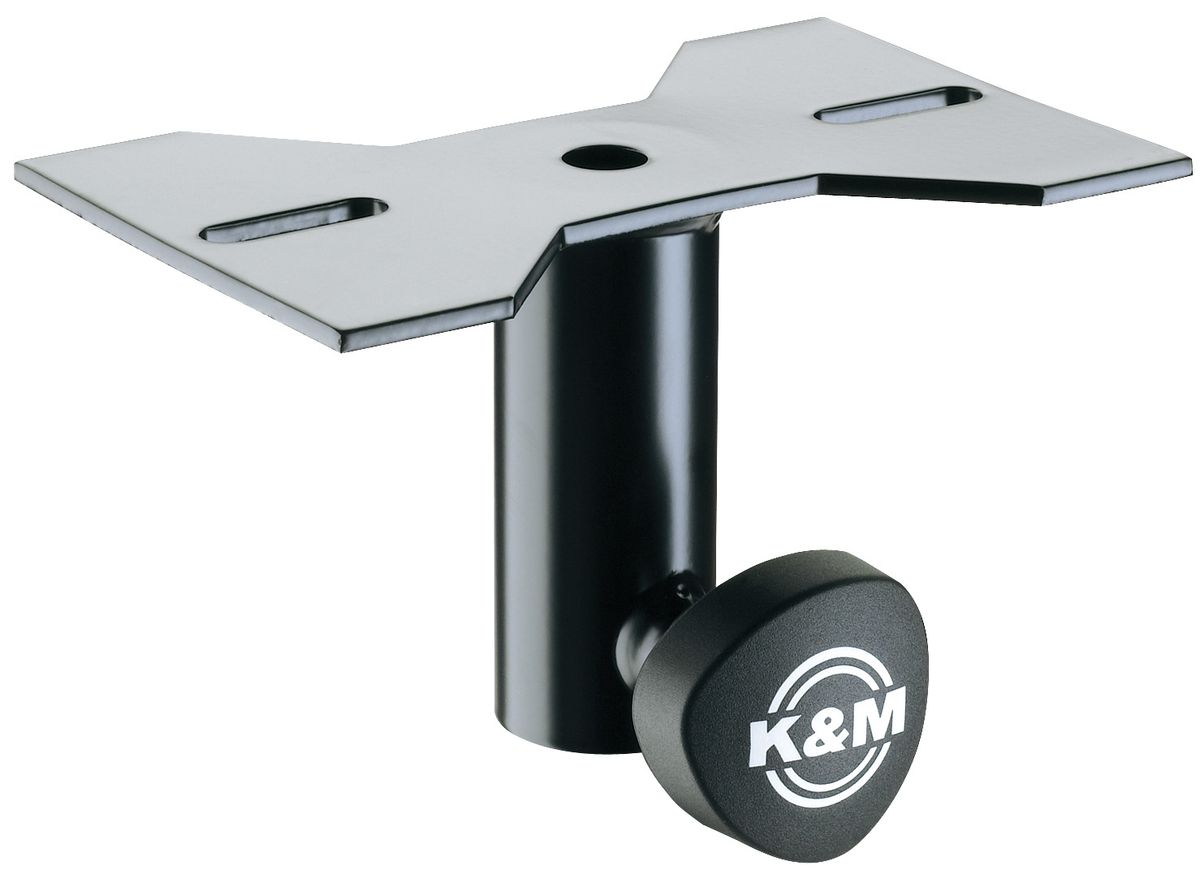 K&M 19580-000-55 - Adaptateur Noir 35MM Pour Enceinte
