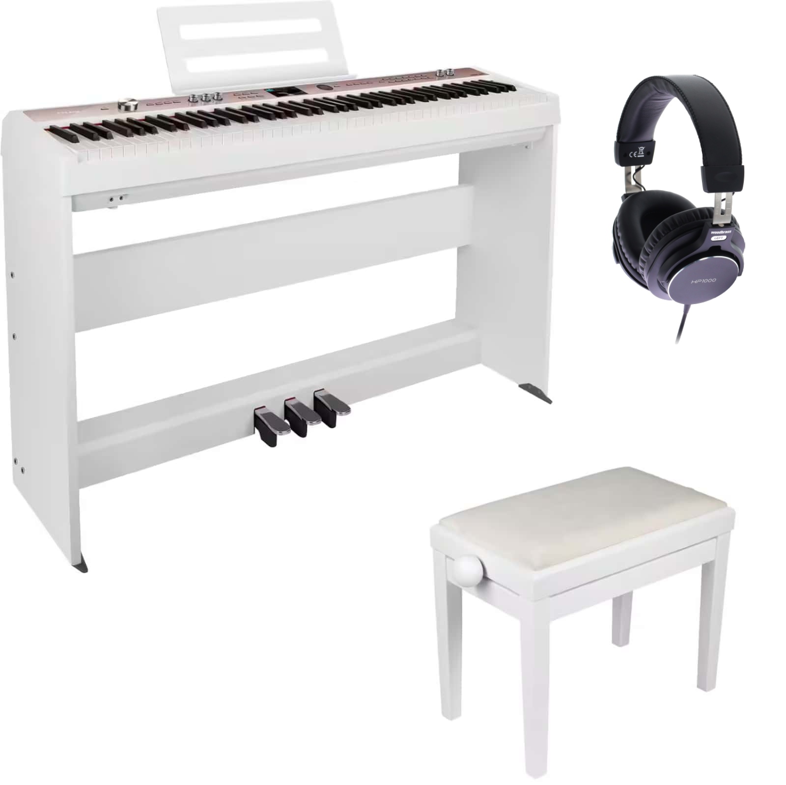NUX NPK-20 Blanc Pack Deluxe