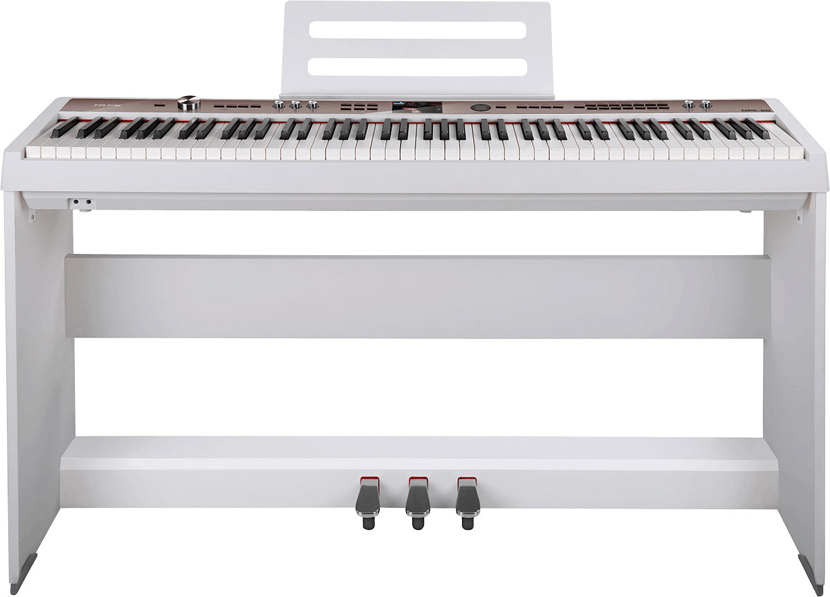 NUX NPK-20 + Stand Pedalier Blanc