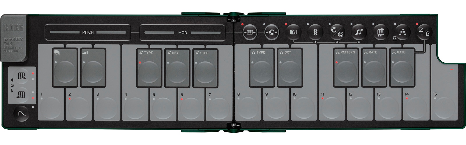 KORG NanoKey Fold Alpine Green