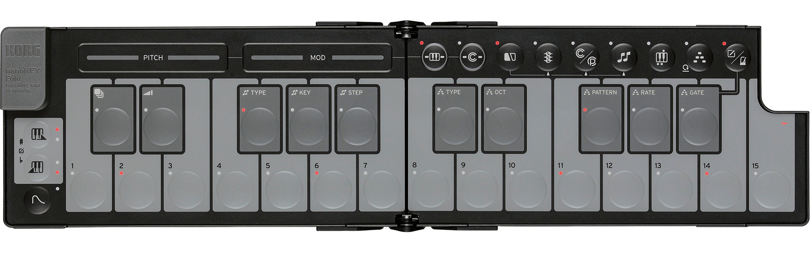KORG NanoKey Fold Black