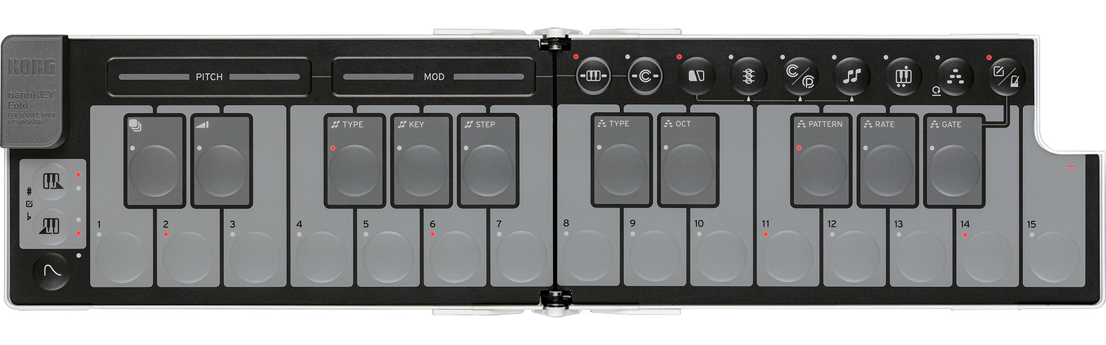 KORG NanoKey Fold White