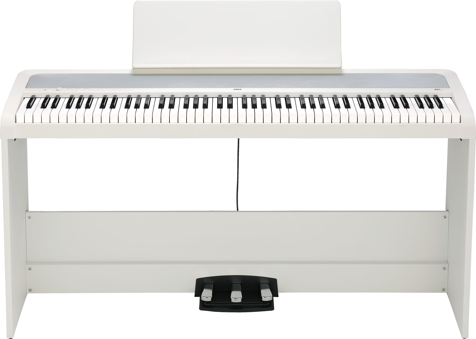 KORG B2+ White and his stand