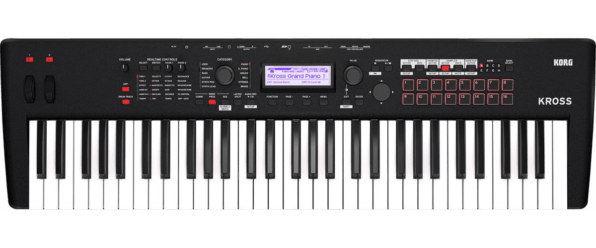 KORG KROSS2 61 Touches