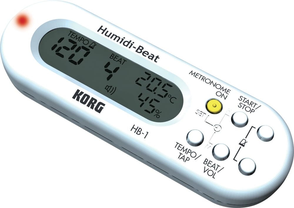 KORG TUNERS HB-1WH HUMIDI-BEAT BLANC