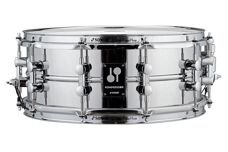 SONOR KS 14575 SDS KOMPRESSOR 14X5.75 CHROME PLATED STEEL