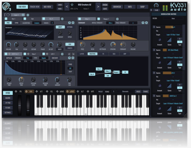 KV331 AUDIO Synthmaster 3