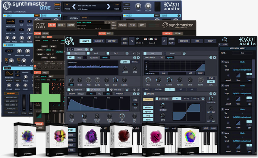 KV331 AUDIO Synthmaster Standard Pack