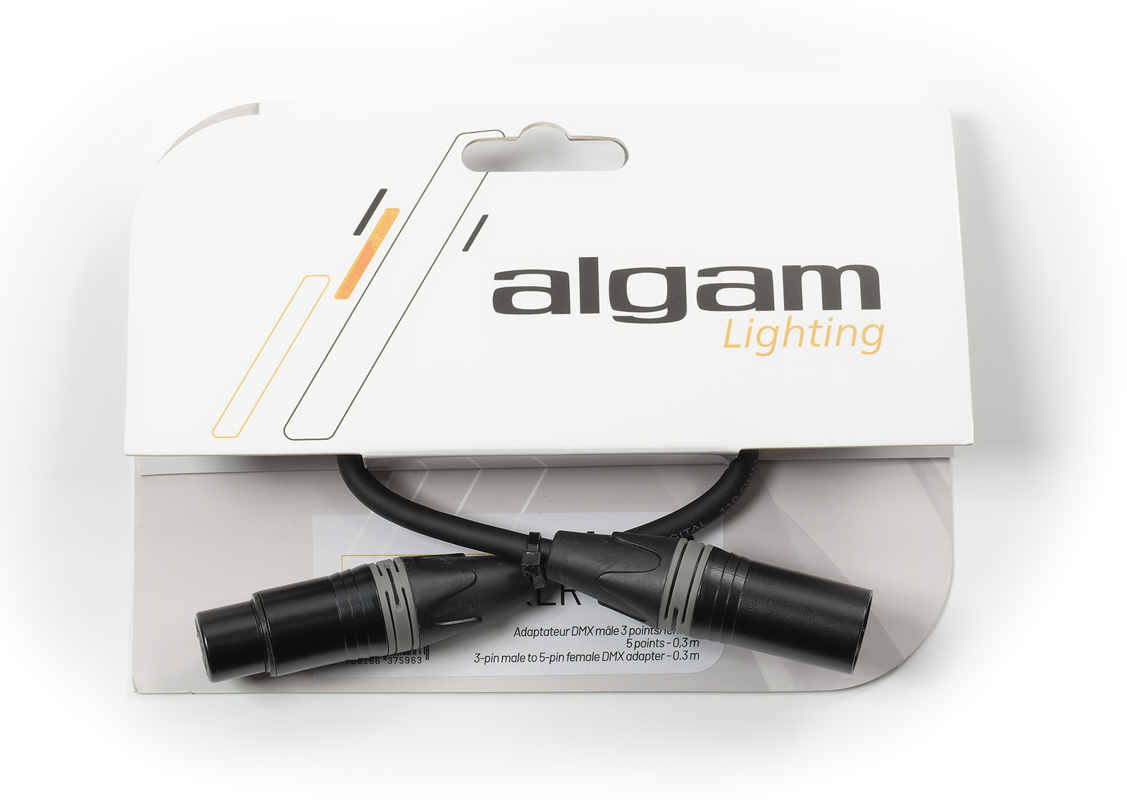 ALGAM LIGHTING Adaptateur DMX Mâle 3 Points - Femelle 5 Points