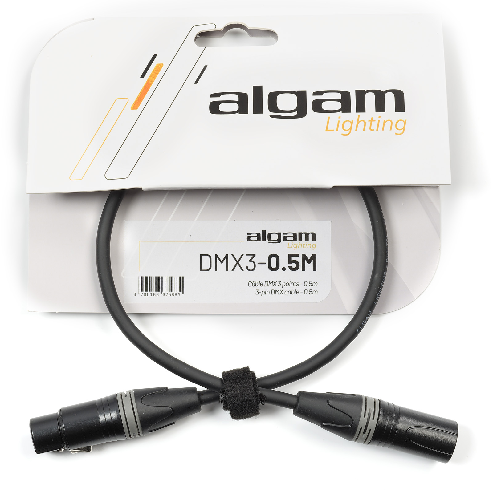 ALGAM LIGHTING DMX cable 3-pin - 0.5M