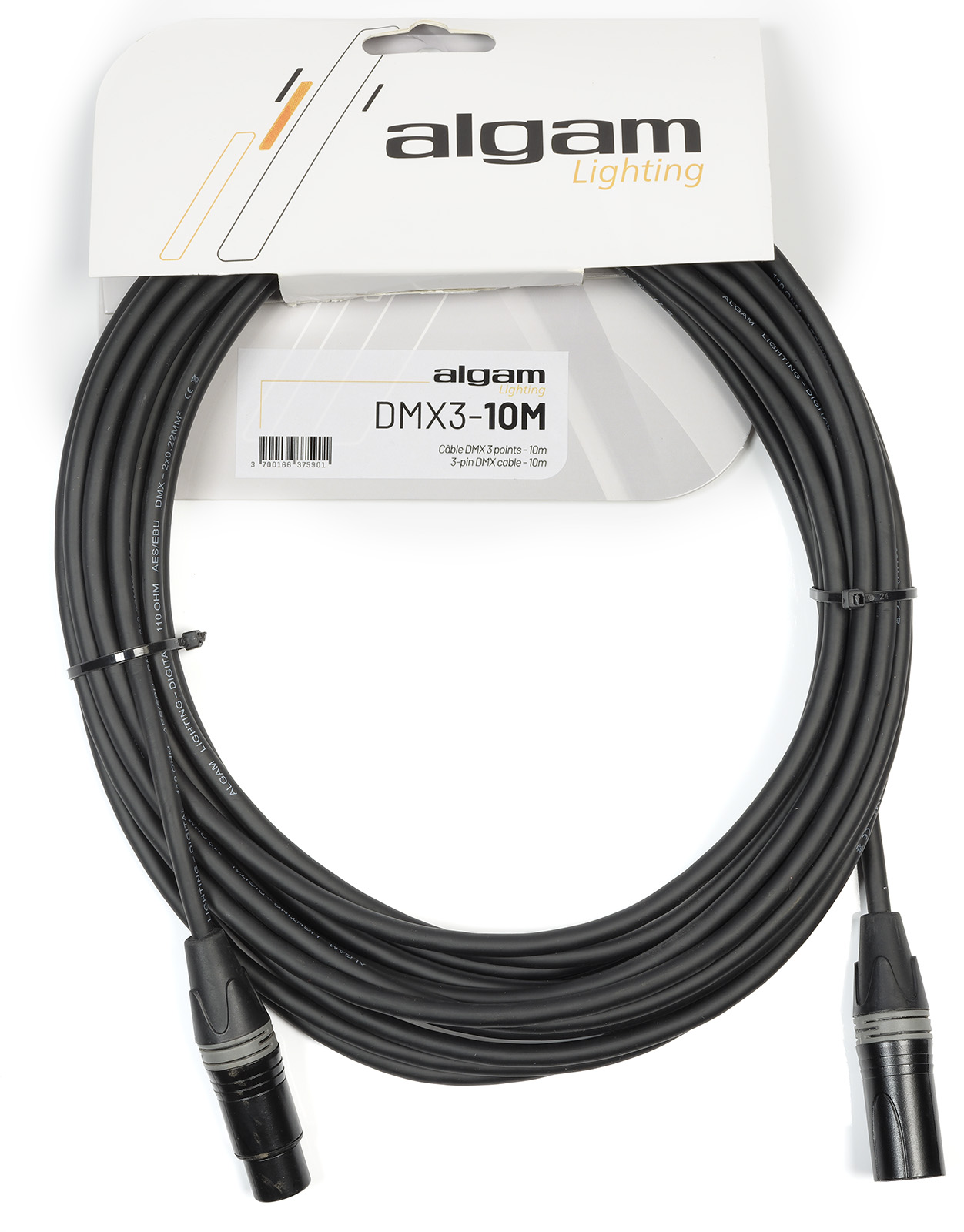 ALGAM LIGHTING DMX cable 3-pin - 10M