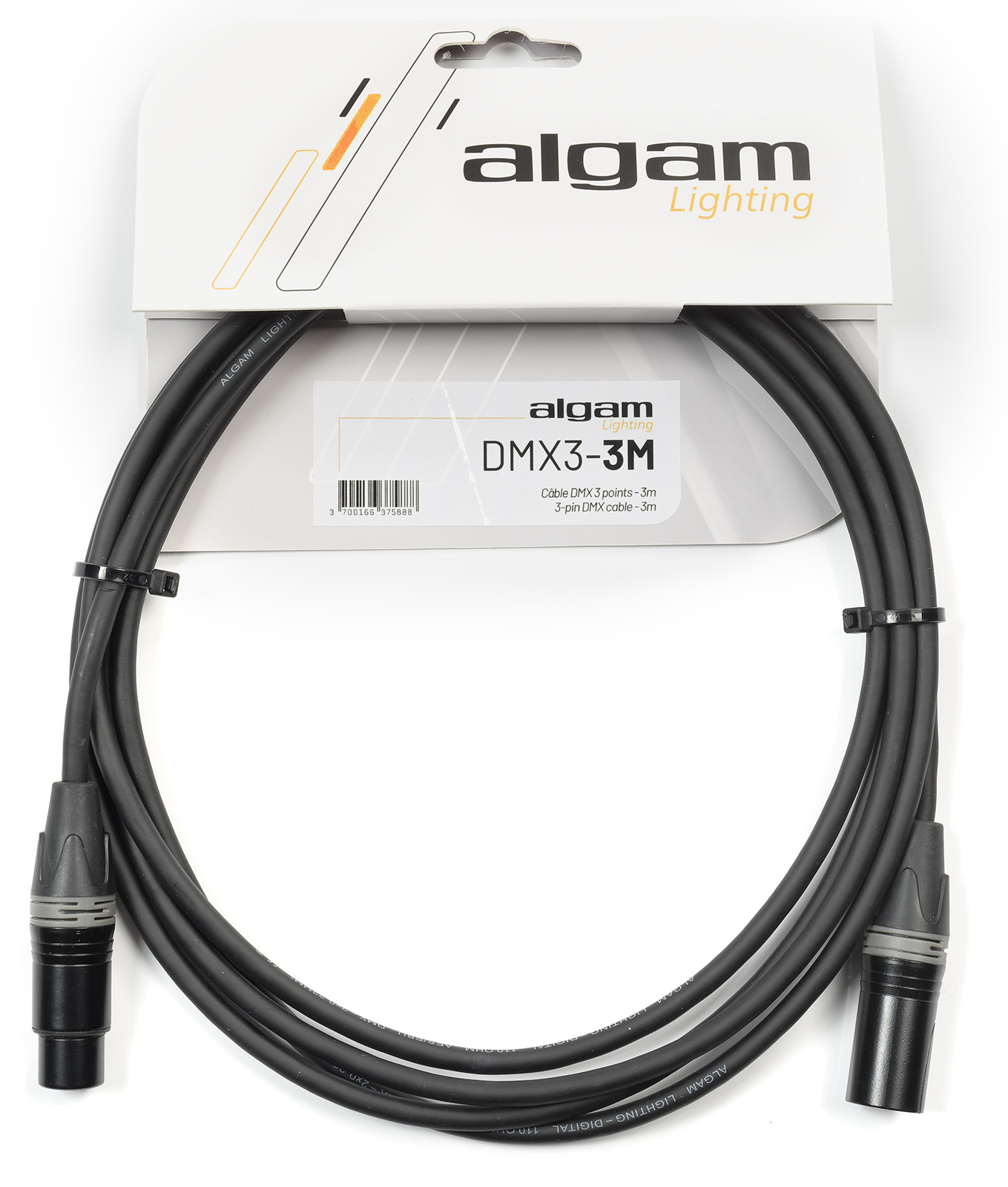 ALGAM LIGHTING DMX cable 3-pin - 3M