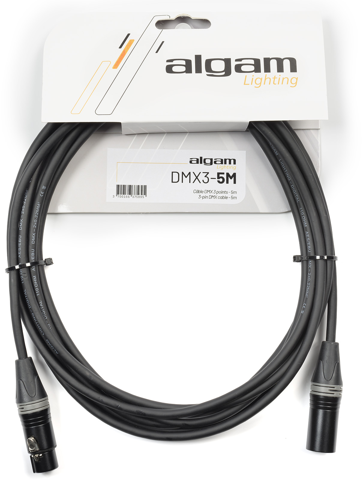ALGAM LIGHTING DMX 3-point cable - 5M