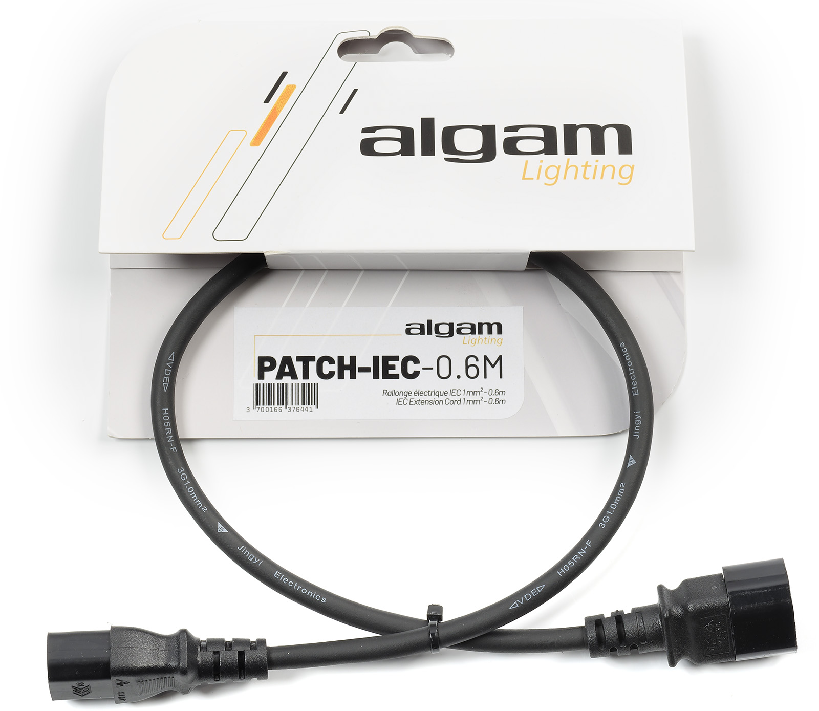 ALGAM LIGHTING IEC power extension cable - 60 CM