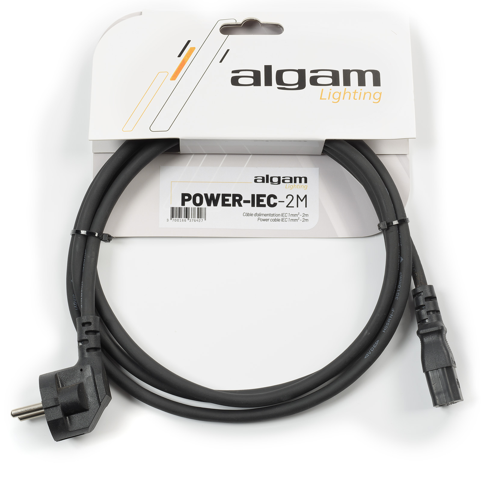 ALGAM LIGHTING IEC power cable - 2M