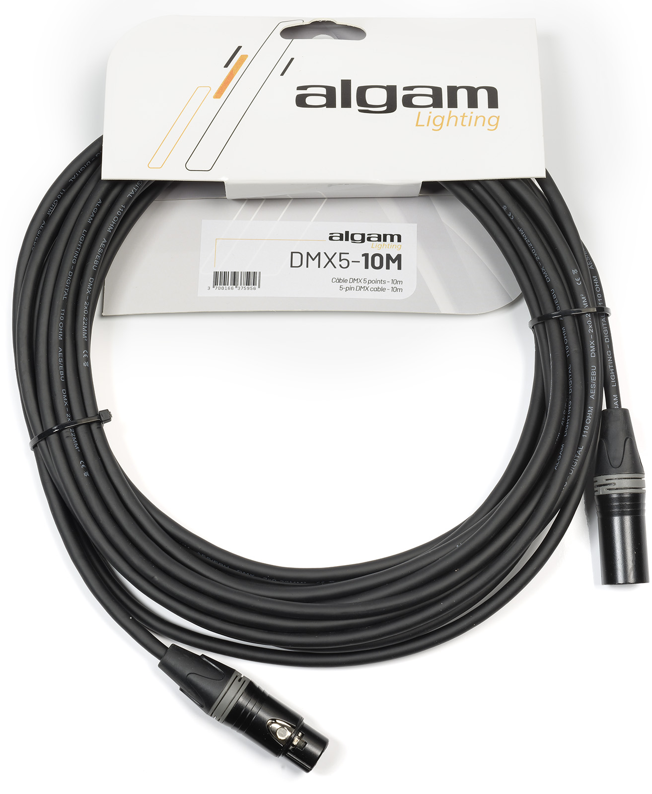 ALGAM LIGHTING DMX 5-pin cable - 10M