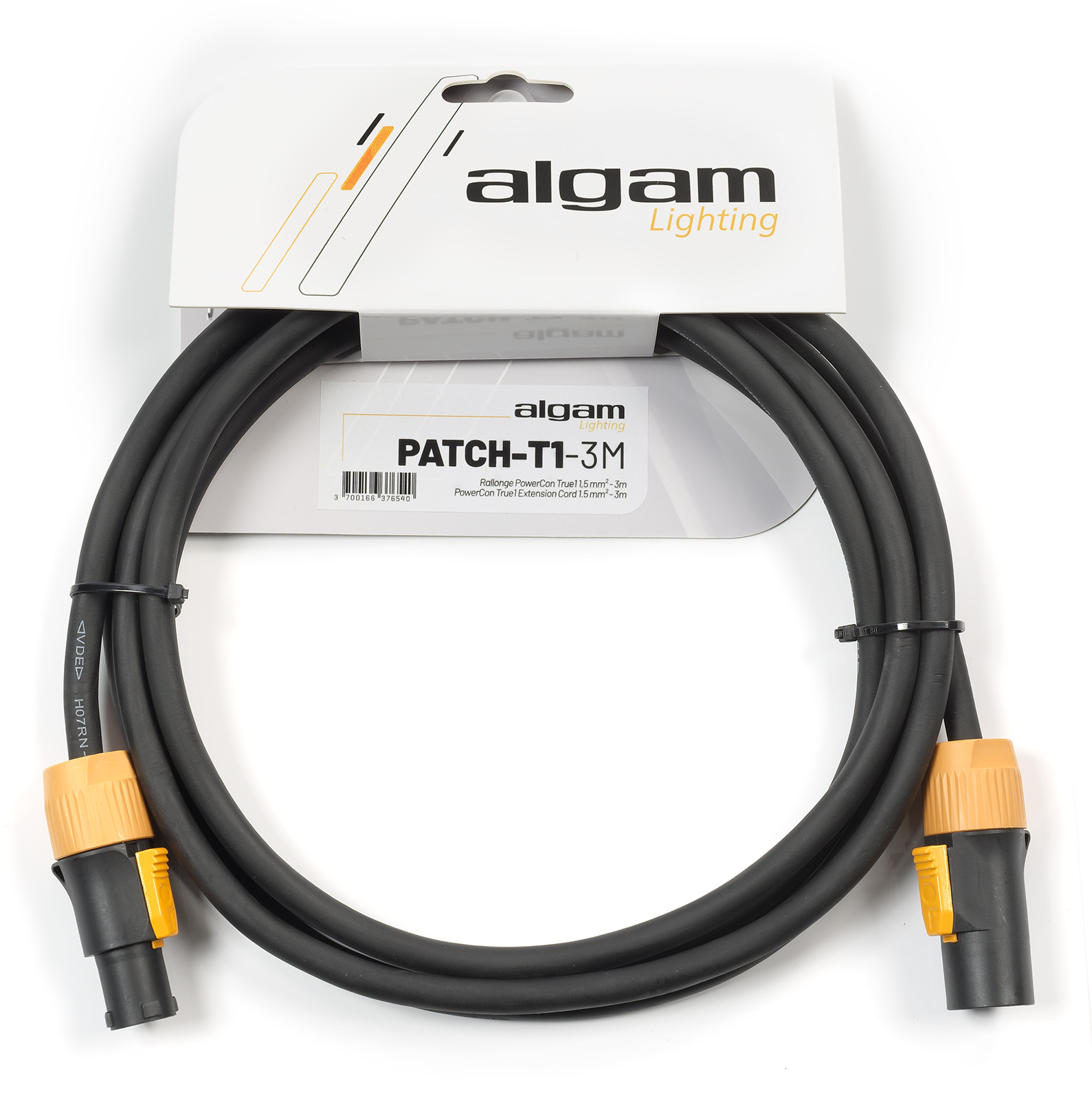 ALGAM LIGHTING PowerCon True1 power extension cable - 3M