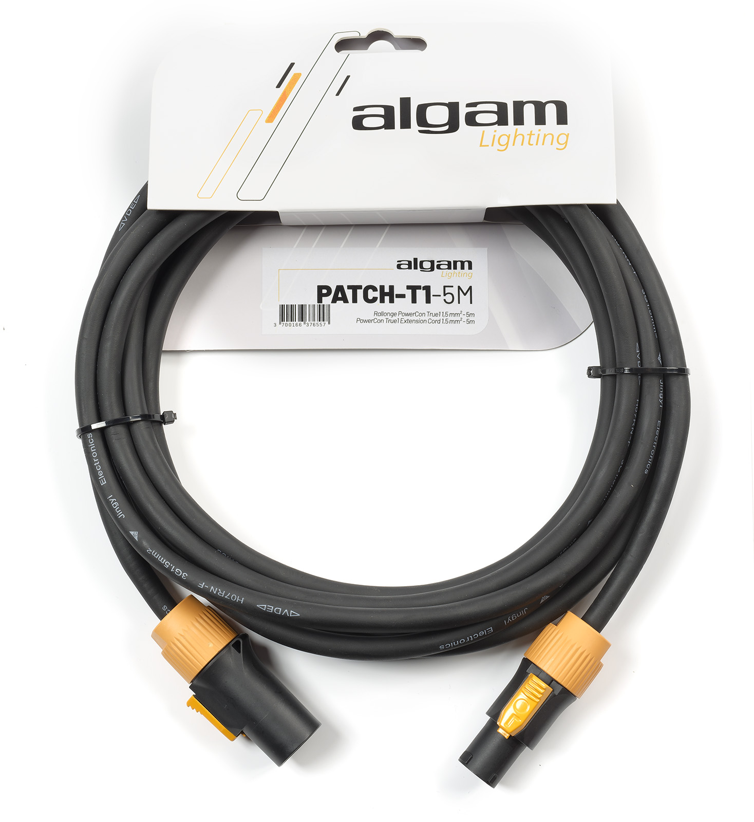 ALGAM LIGHTING PowerCon True1 power extension cable - 5M
