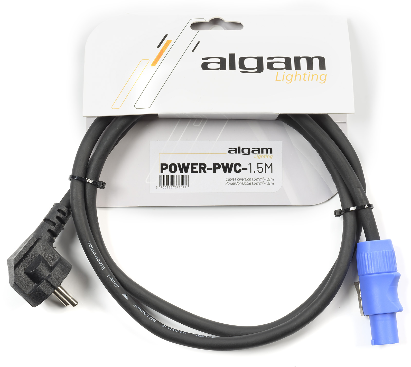 ALGAM LIGHTING Câble d'alimentation PowerCon - 1,5M