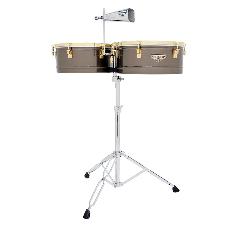 LATIN PERCUSSION M257-BNG TIMPANI MATADOR BRUSHED NICHEL/GOLD TONE