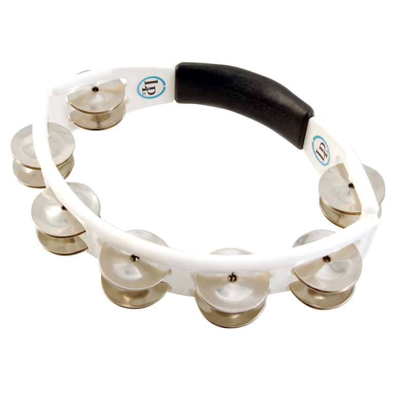 LP LATIN PERCUSSION LP152 TAMBOURINS CYCLOP A MAIN BLANC