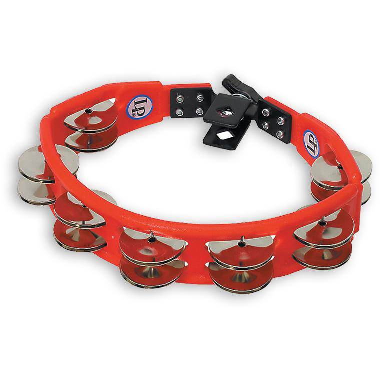 LATIN PERCUSSION LP161 PANDEIRETA CYCLOP E SISTEMA DE MONTAGEM VERMALHO