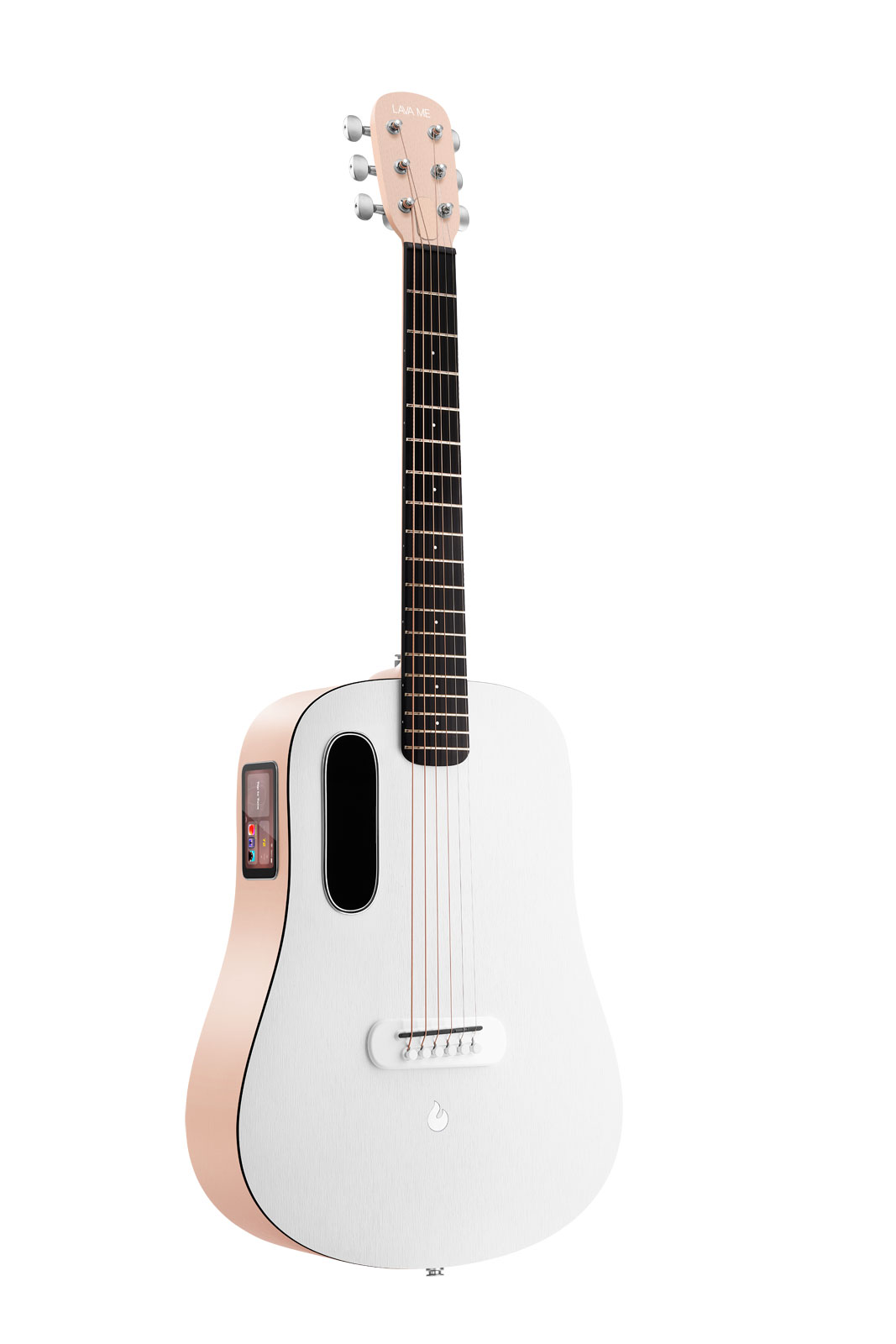 LAVA MUSIC Lava Me Play 36'' Light Peach-Frost White-With Lite Bag