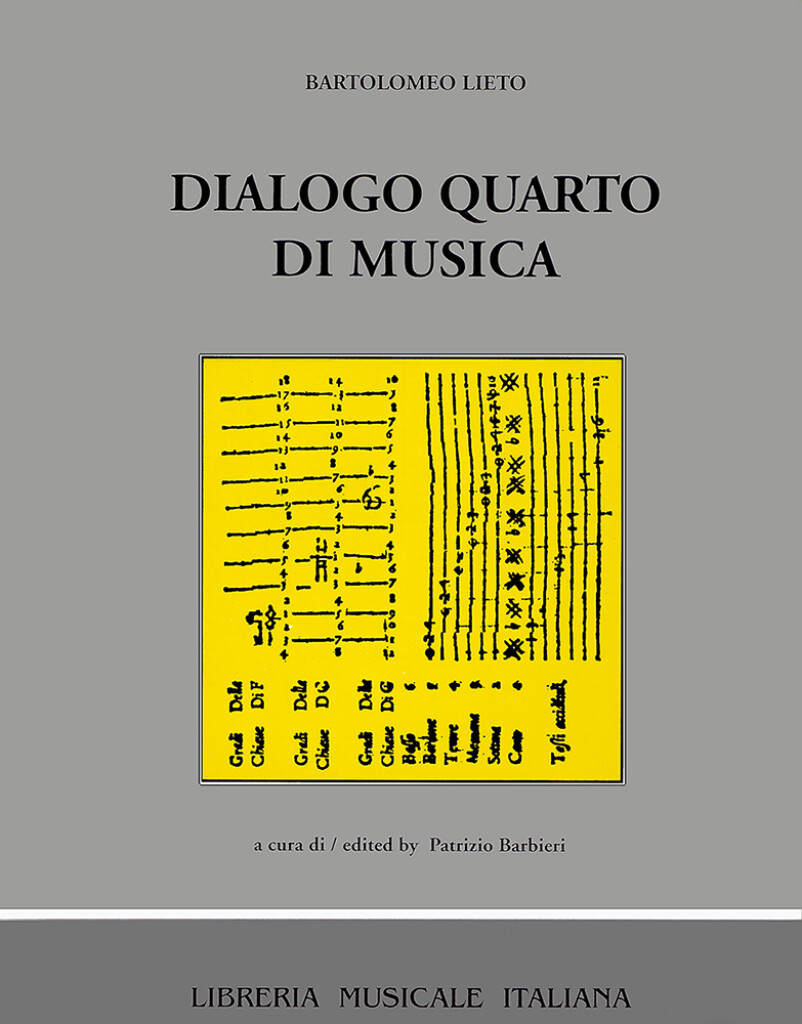 LIBRERIA MUSICALE ITALIANA LIETO B. - DIALOGO QUARTO DI MUSICA. NAPOLI 1559 