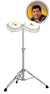 LP LATIN PERCUSSION LP828 - COMPACT BONGOS 7 1/4