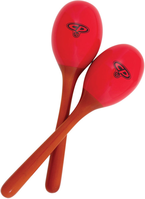 LATIN PERCUSSION CP281 - MARACAS LARGE RED 