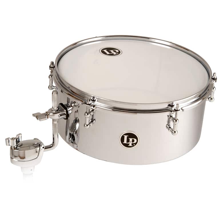 LP LATIN PERCUSSION TIMBALES POUR BATTEUR OU PERCUSSIONNISTE 13X5,5 CHROME