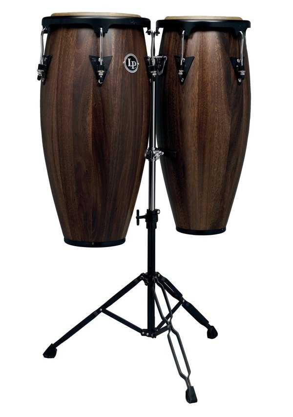 LATIN PERCUSSION CONGAS ASPIRE DUO QUINTO/CONGA SATIN WALNUT