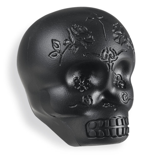 LATIN PERCUSSION SHAKER LP SUGAR SKULL BLACK - LP006-BK