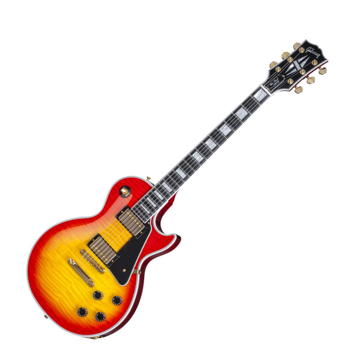 Gibson Les Paul Custom Figured Top Heritage Cherry Sunburst Gh 2018
