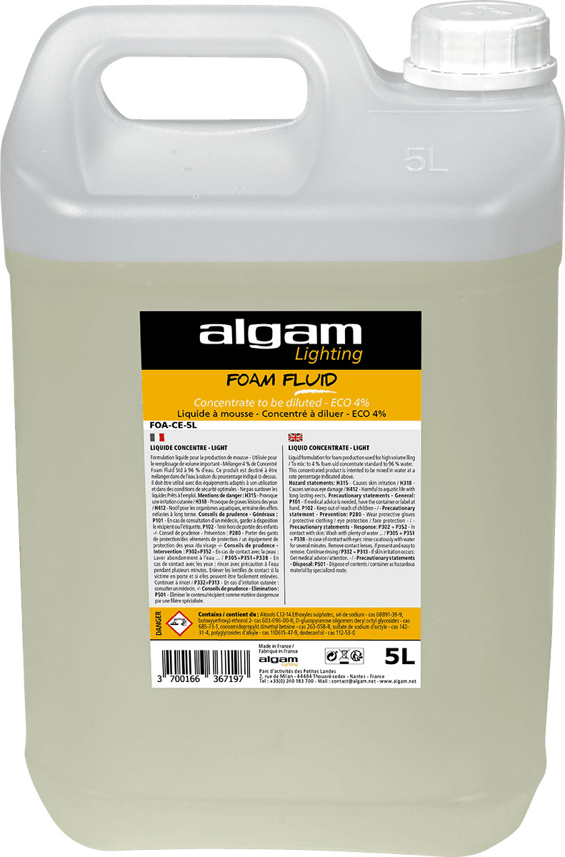 ALGAM LIGHTING FOA-CE-5L-LIQUIDE MOUSSE CONCENTR ECO 5L