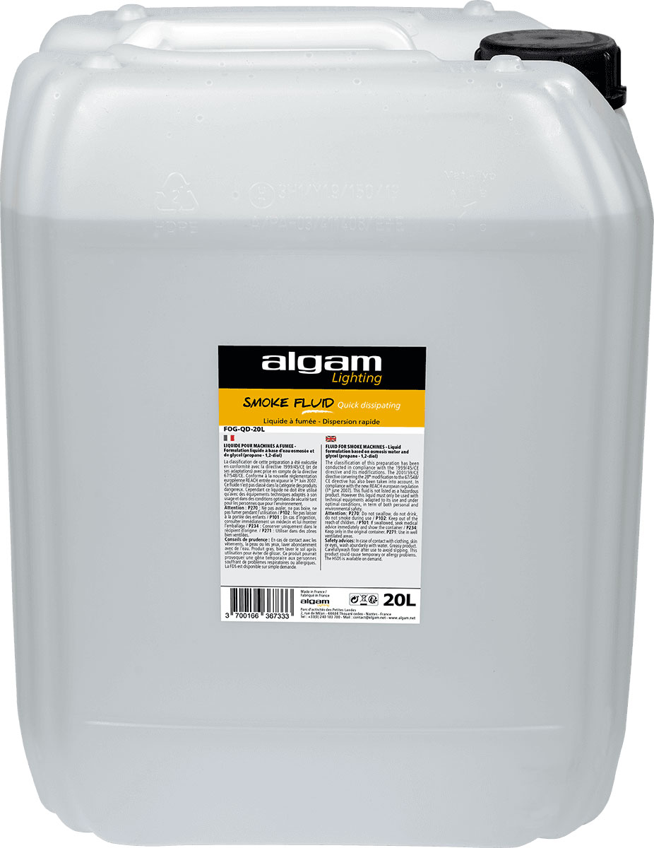 ALGAM LIGHTING FOG-QD-20L-SMOKE LIQUID QUICK DISPERSION 20L
