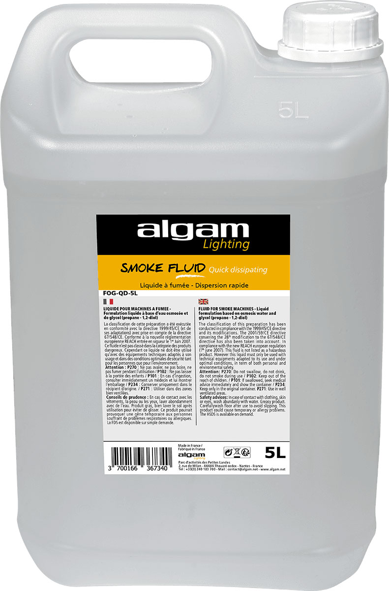 ALGAM LIGHTING FOG-QD-5L-SMOKE LIQUID QUICK DISPERSION 5L
